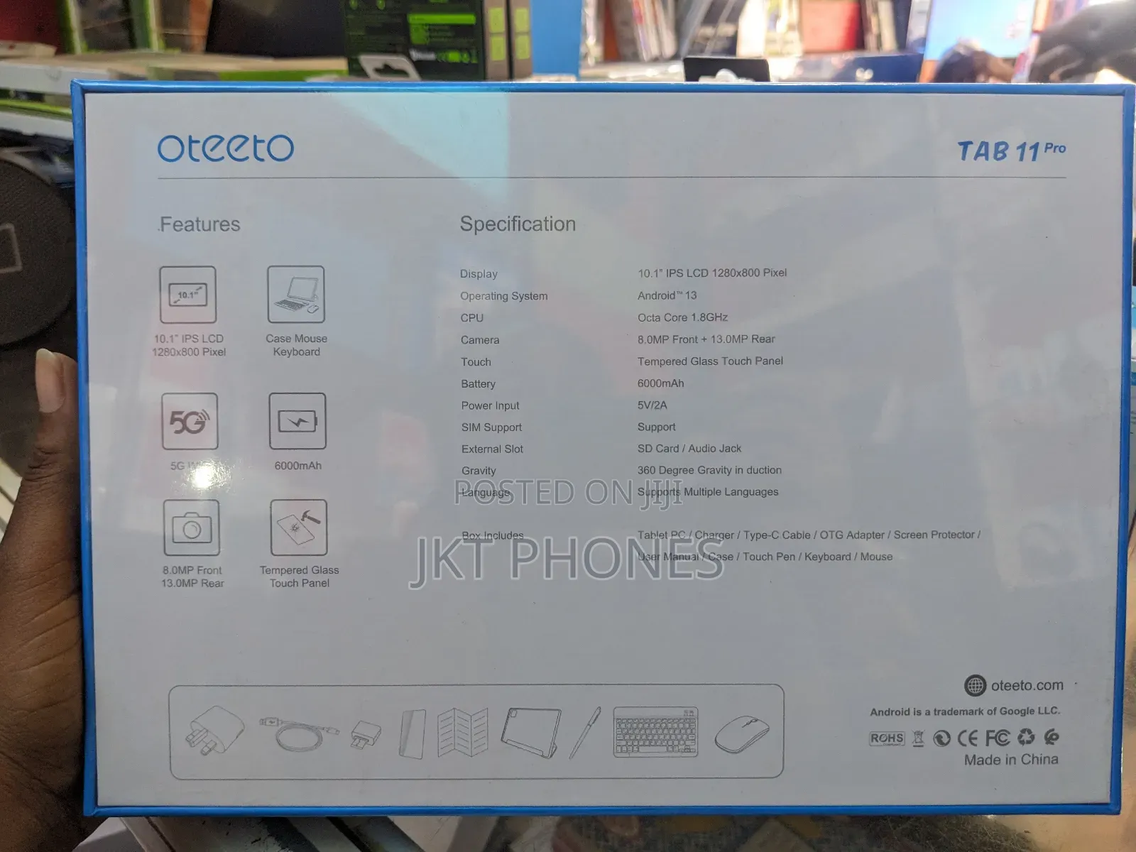 New Oteeto TAB 11 Pro 512 GB Blue