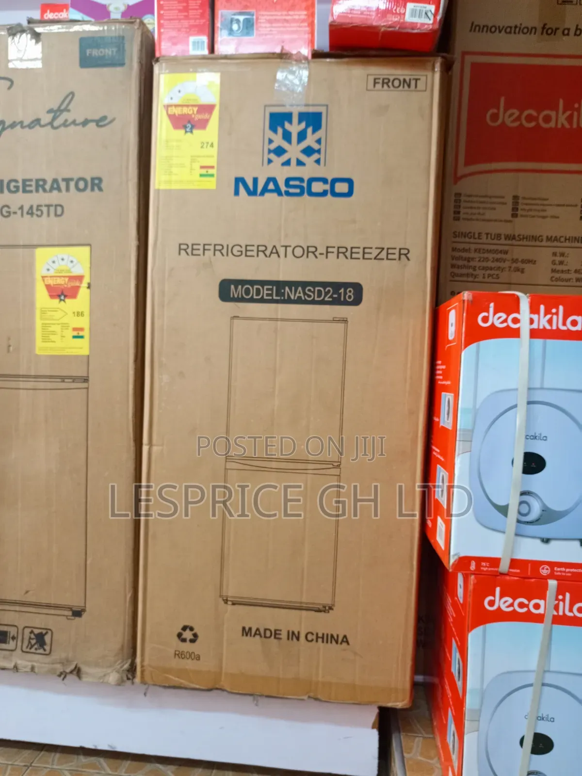 Nasco Double Door Fridge 129 LTRS
