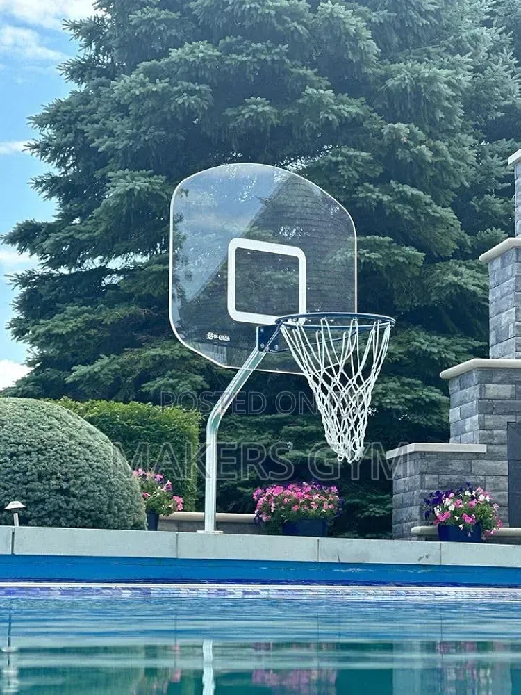 Basketball Hoop With Net and Coated Acrylic Backboard