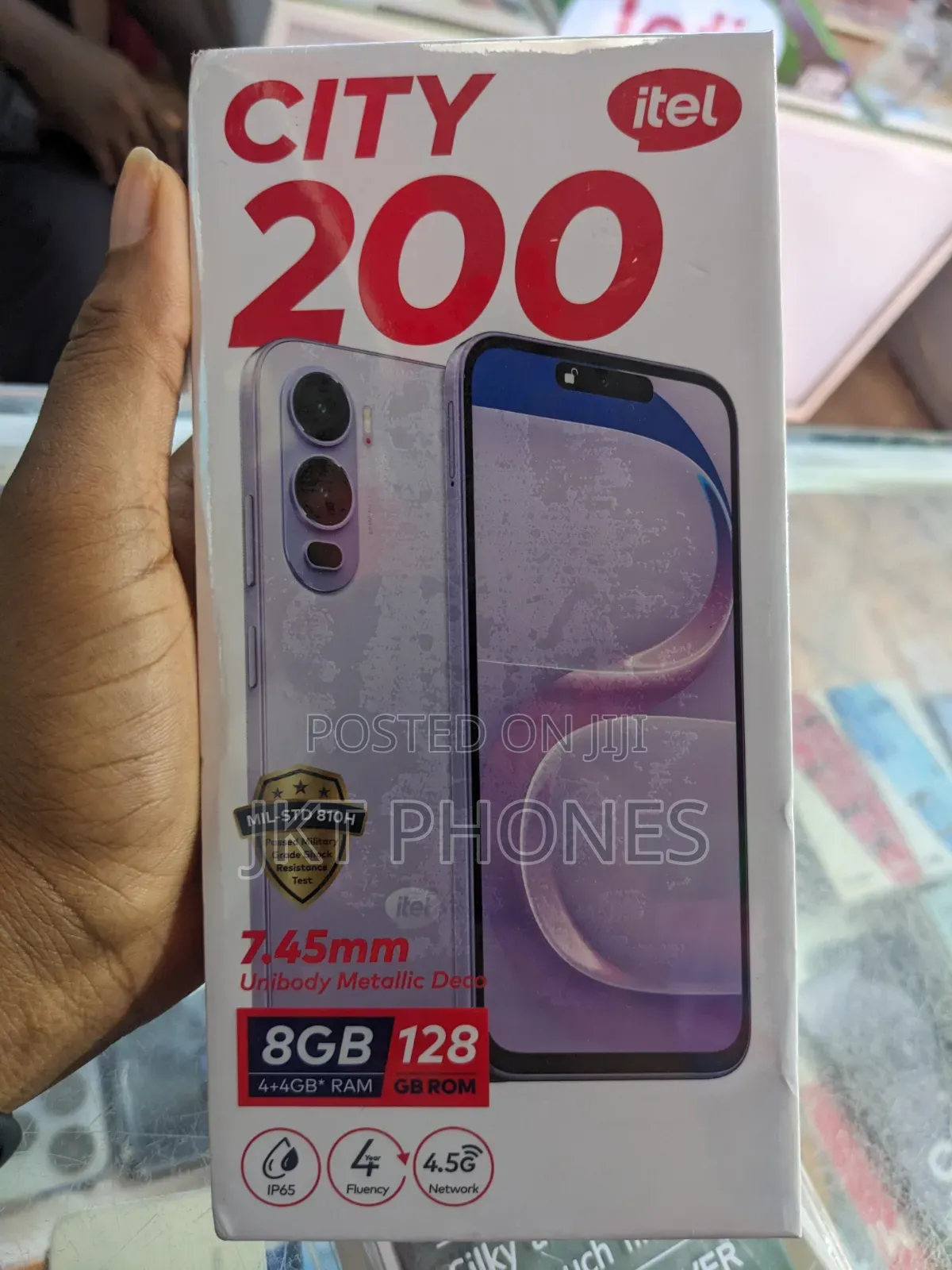 New Itel City 200 128 GB Black