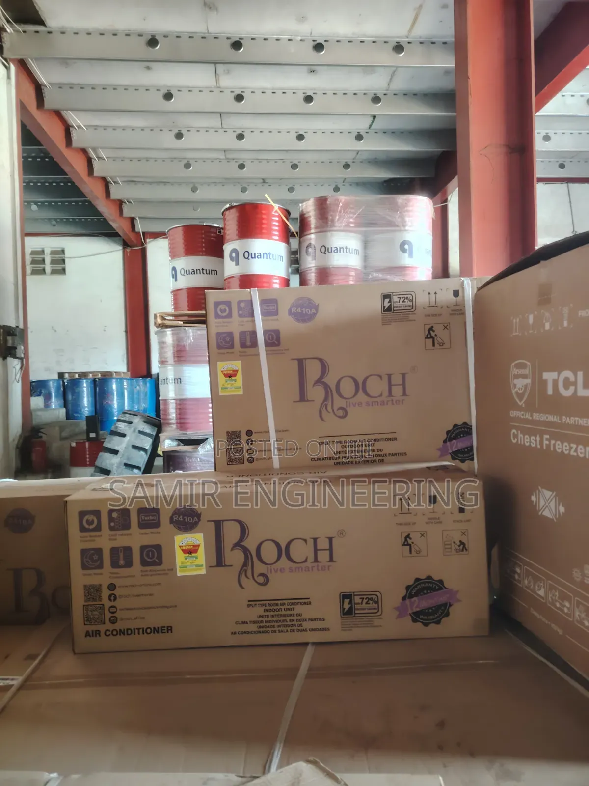 Roch 2.0hp R410a Split Ac:Rapid Cooling Energy Efficiency(Rac-S18r4-C)