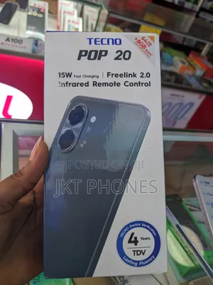 New Tecno Pop 20 64 GB Black