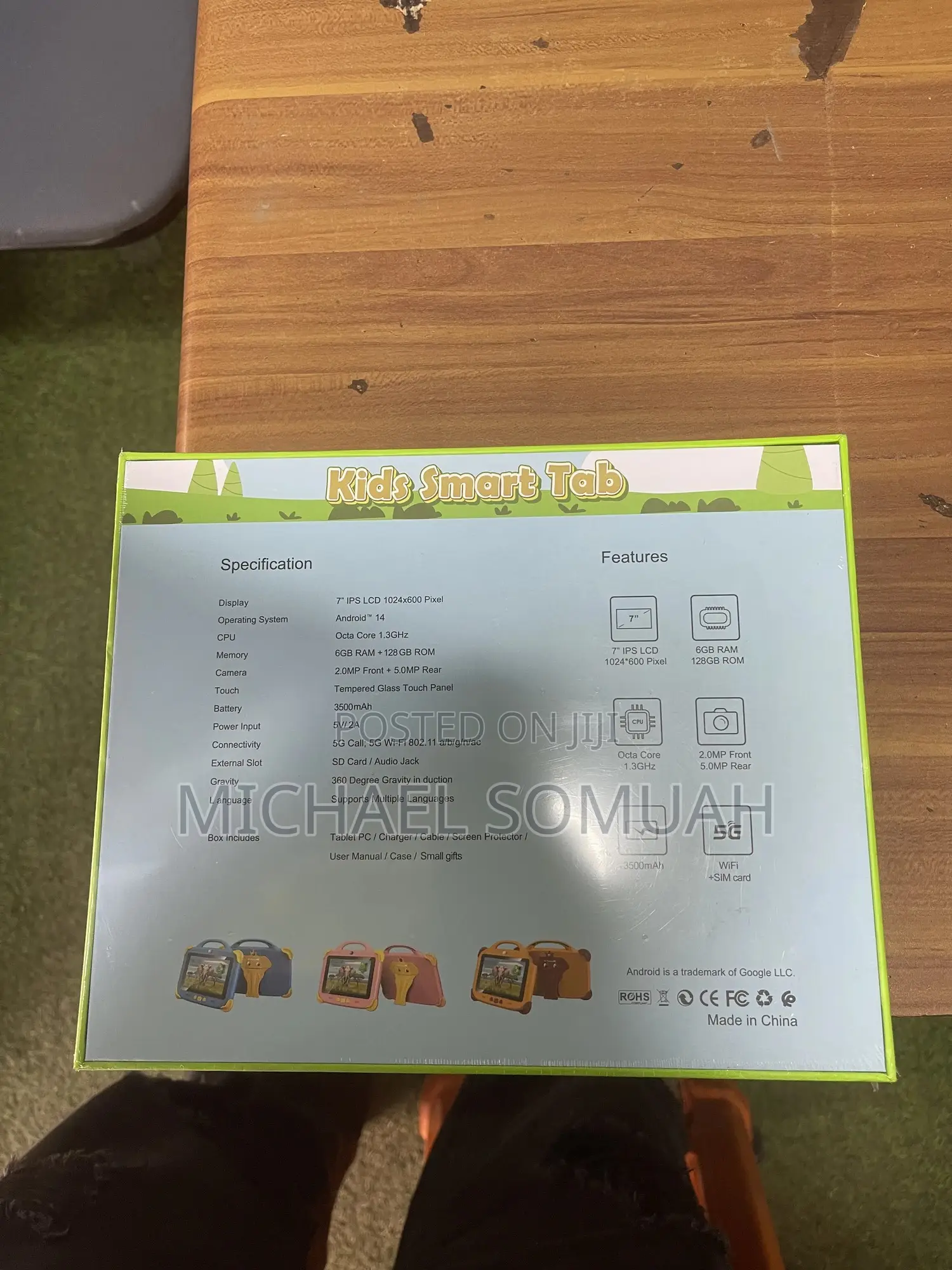 New Tablet 128 GB Yellow