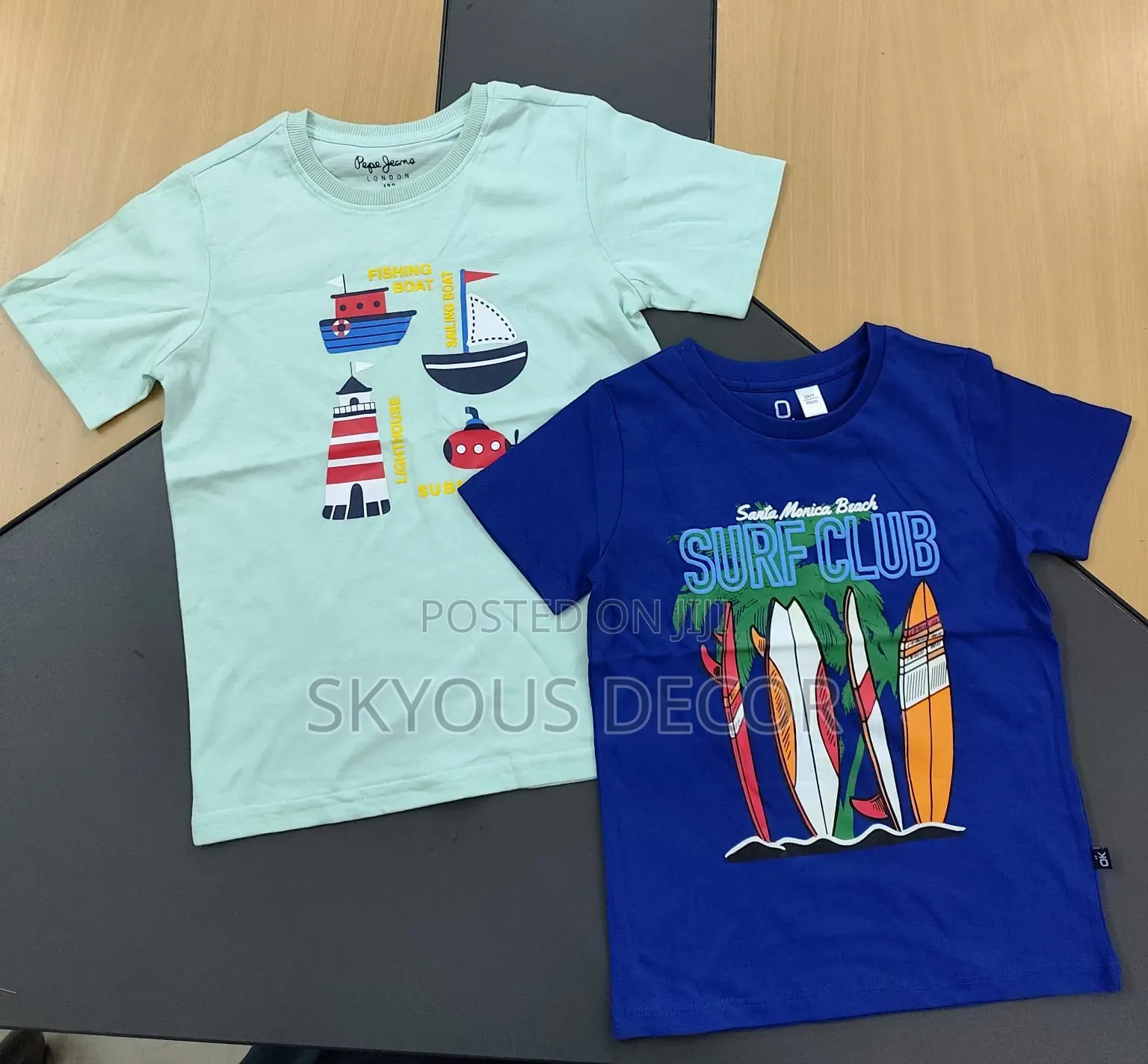 Boys Design of a Car T-Shirt With Different Colours Age 2 - 8years