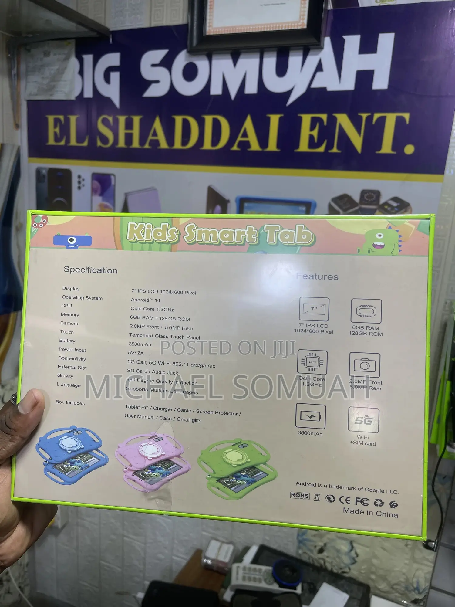New Tablet 128 GB Blue