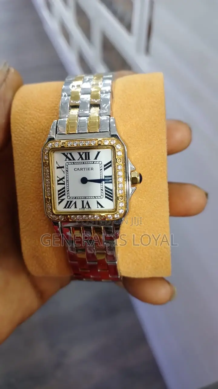 Cartier Panthère Diamond and Ename Ladies Watch