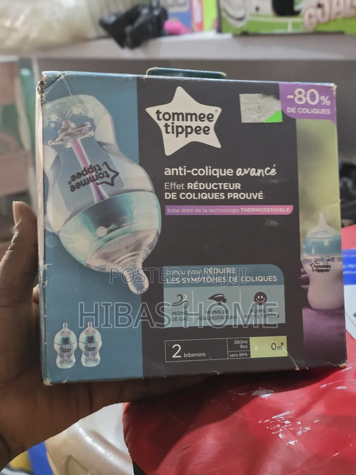 Tommee Tippee Anti Colic Heat Sensing Feeding Bottle