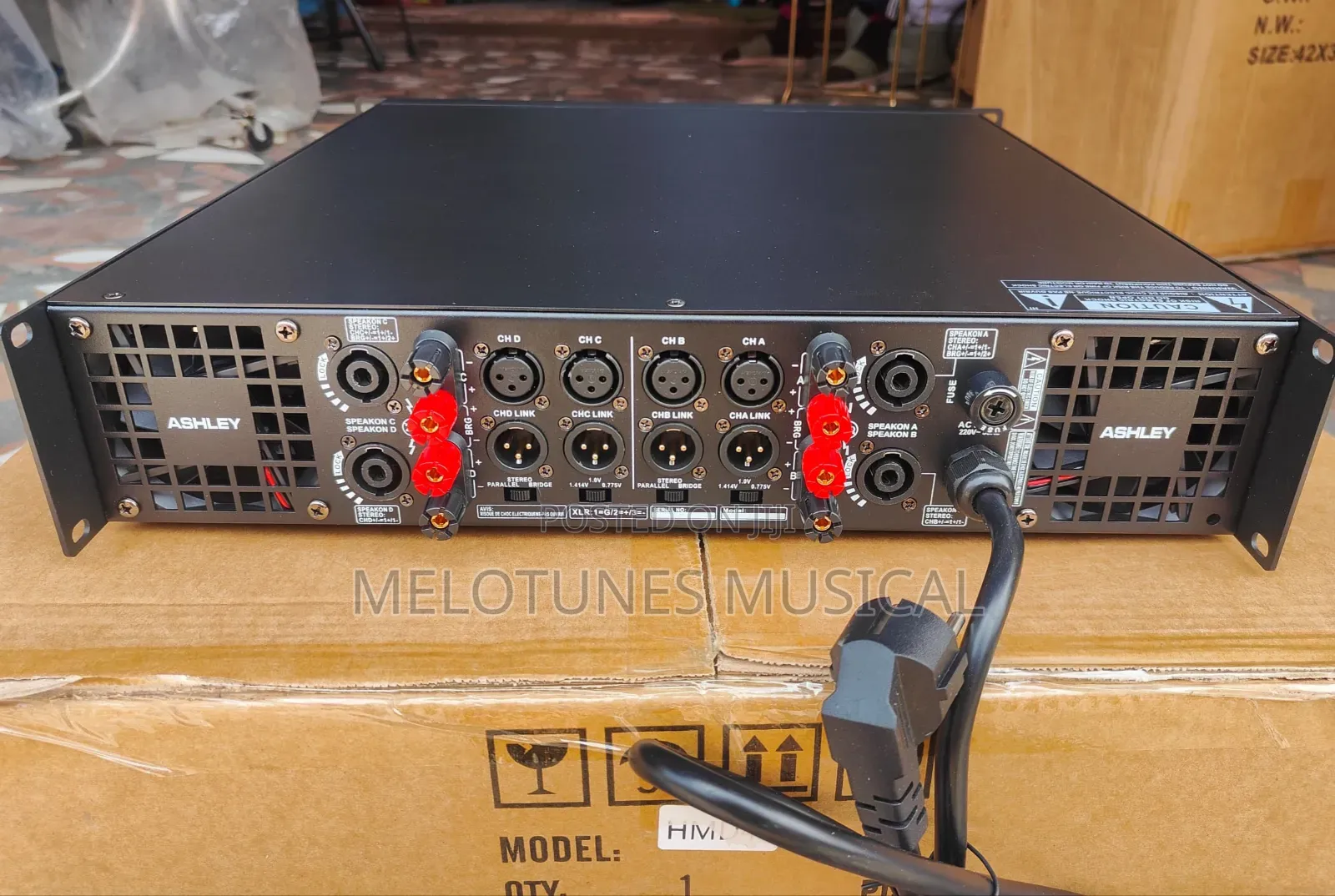 Ashley Hmd48 4in1 Midrange Power Amplifier.
