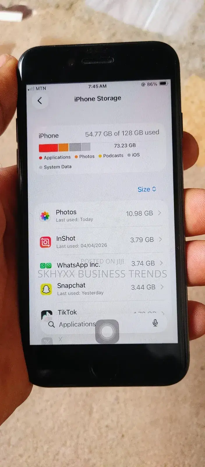 Apple iPhone SE (2022) 128 GB Black