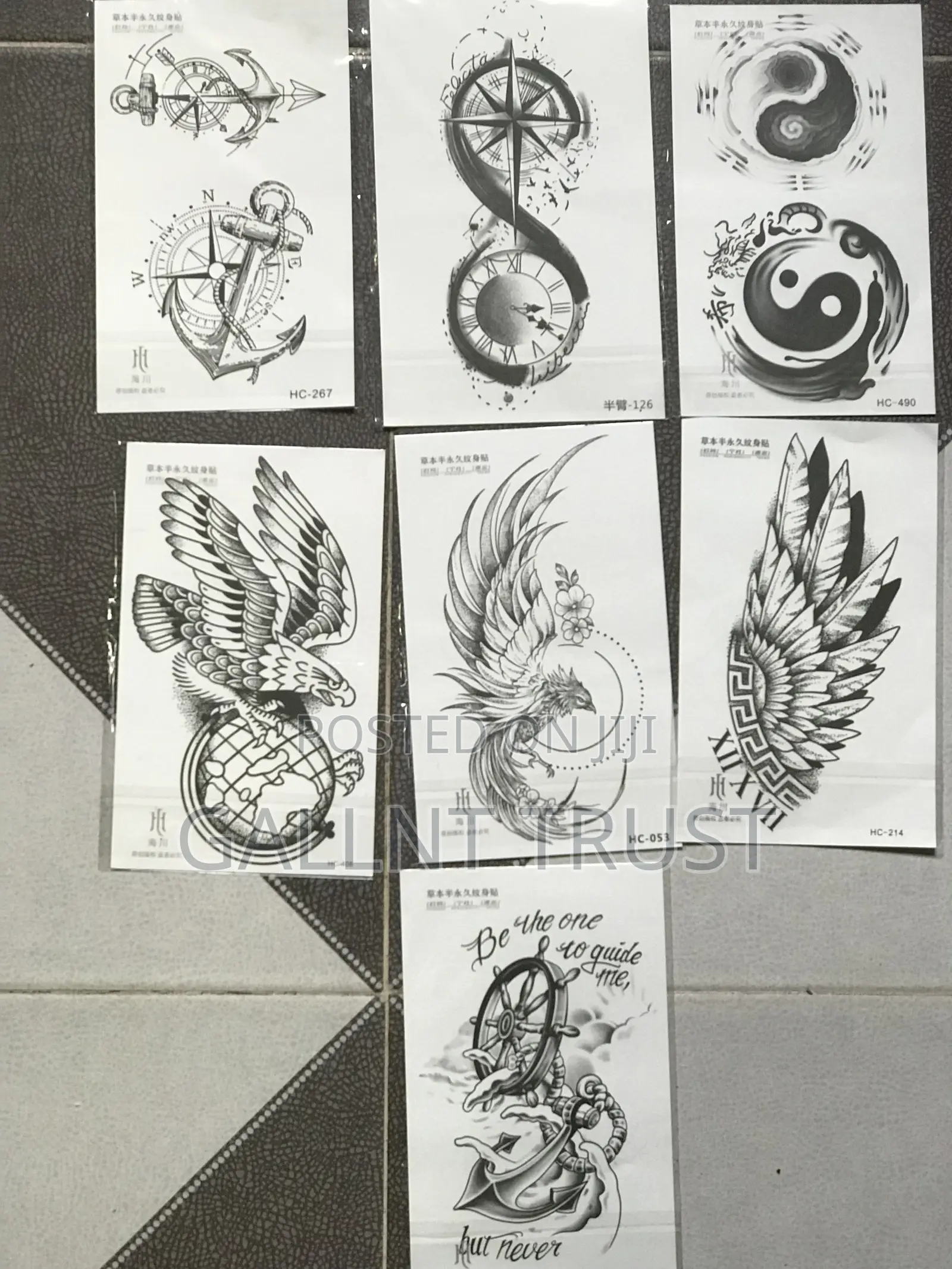 Semi-permanent Tattoo Sticker