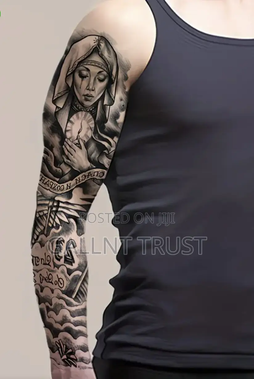 Sleeve Semi Permanent Tattoo