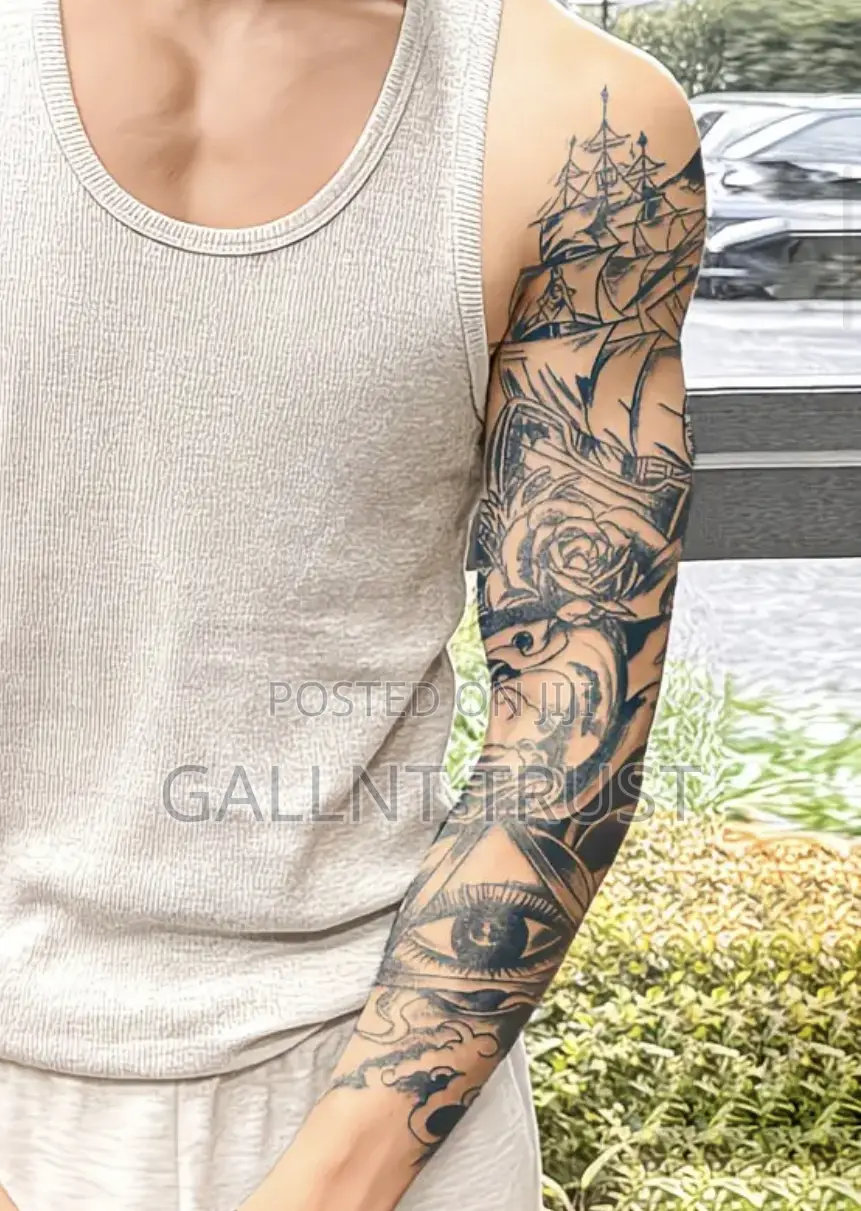 Sleeve Semi Permanent Tattoo