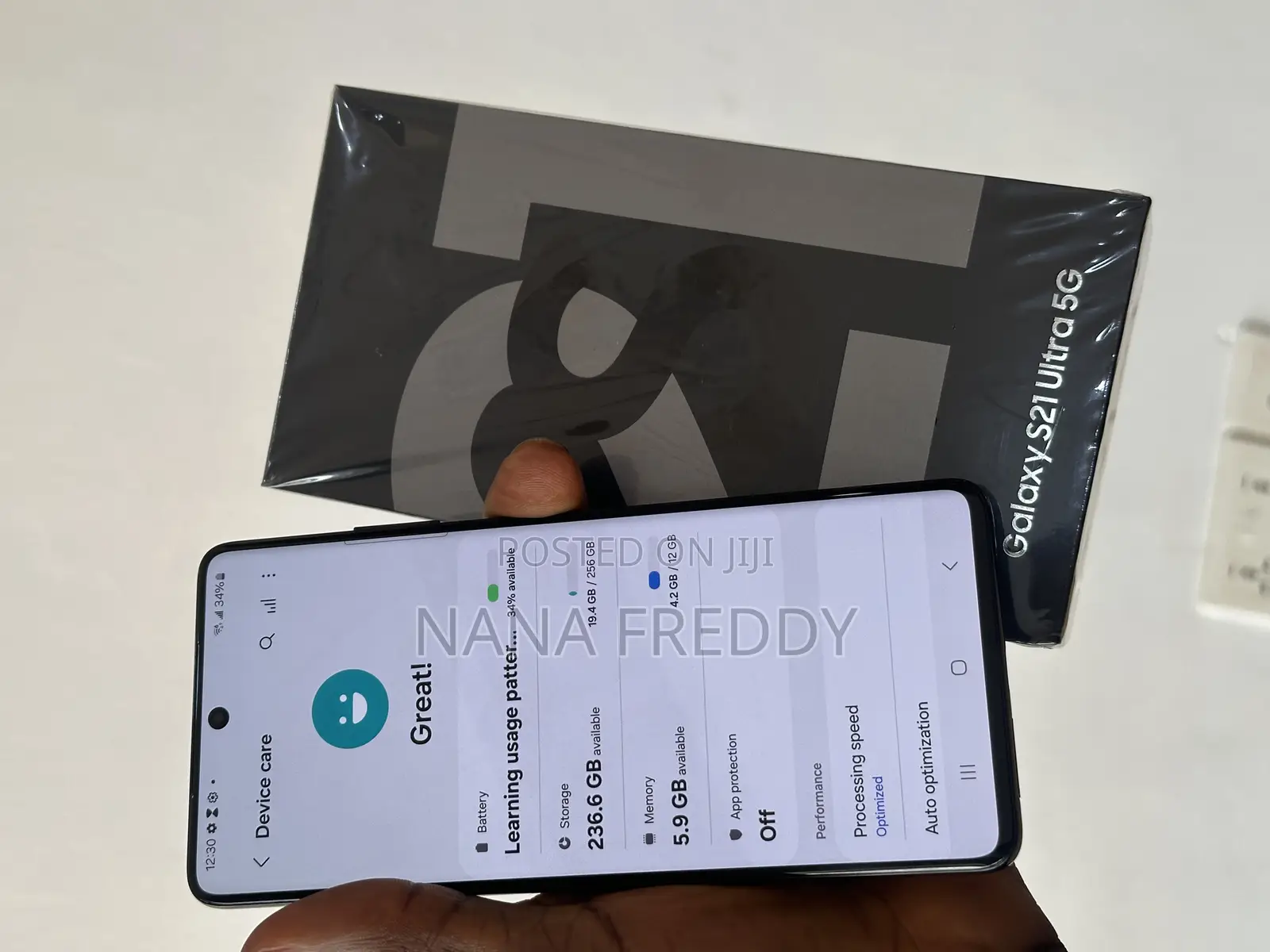 New Samsung Galaxy S21 Ultra 5G 256 GB Black