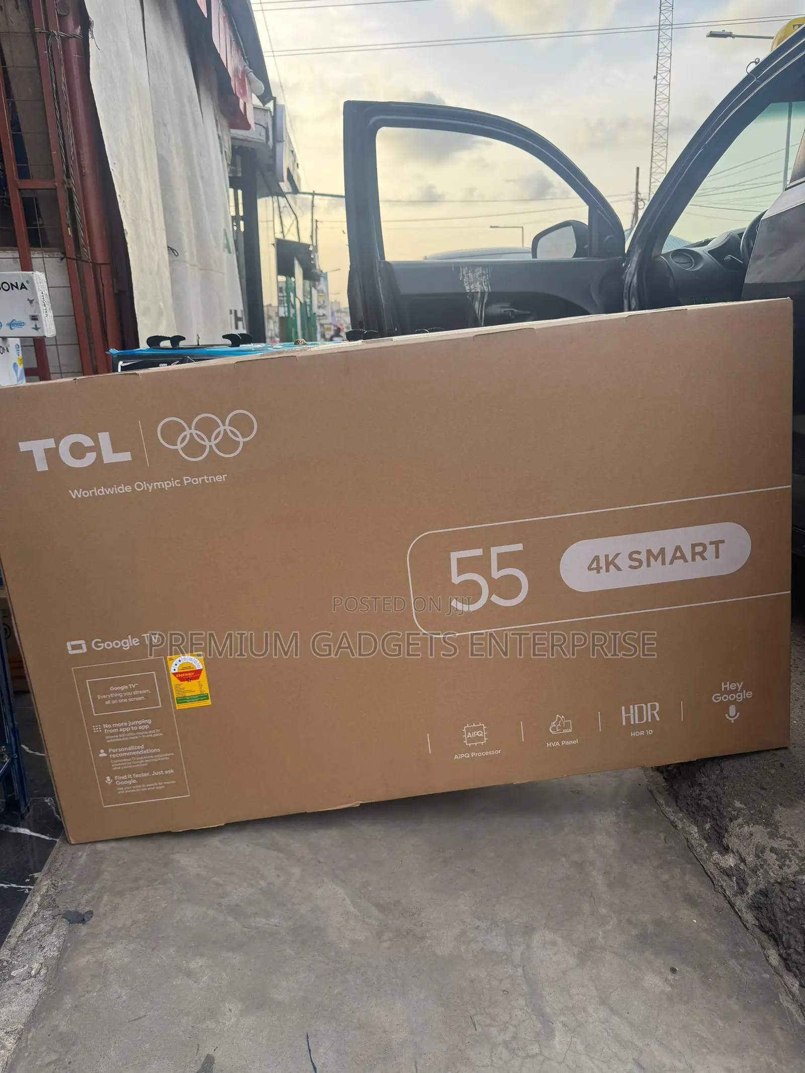 TCL 55" Led HDR 2026 New Model Smart Google Tv. 55p6l