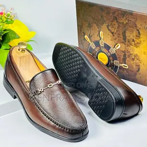 Golden Coxes Men Brown Leather Loafers Shoe