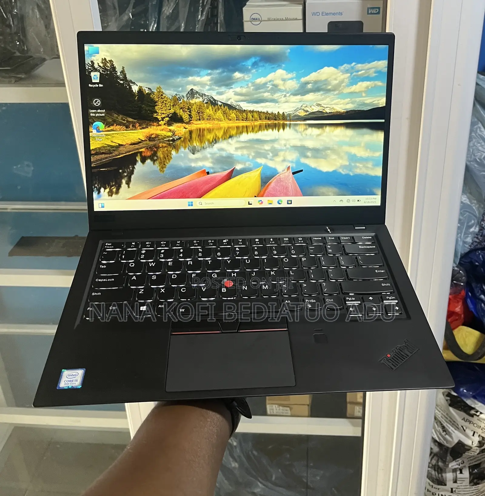 Laptop Lenovo ThinkPad T480s 8GB Intel Core i5 SSD 256GB