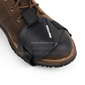 Motorcycle Gear Shift Pad + Protective Riding Boots