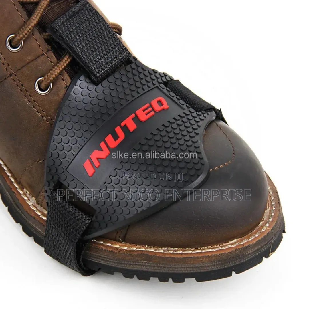 Motorcycle Gear Shift Pad + Protective Riding Boots