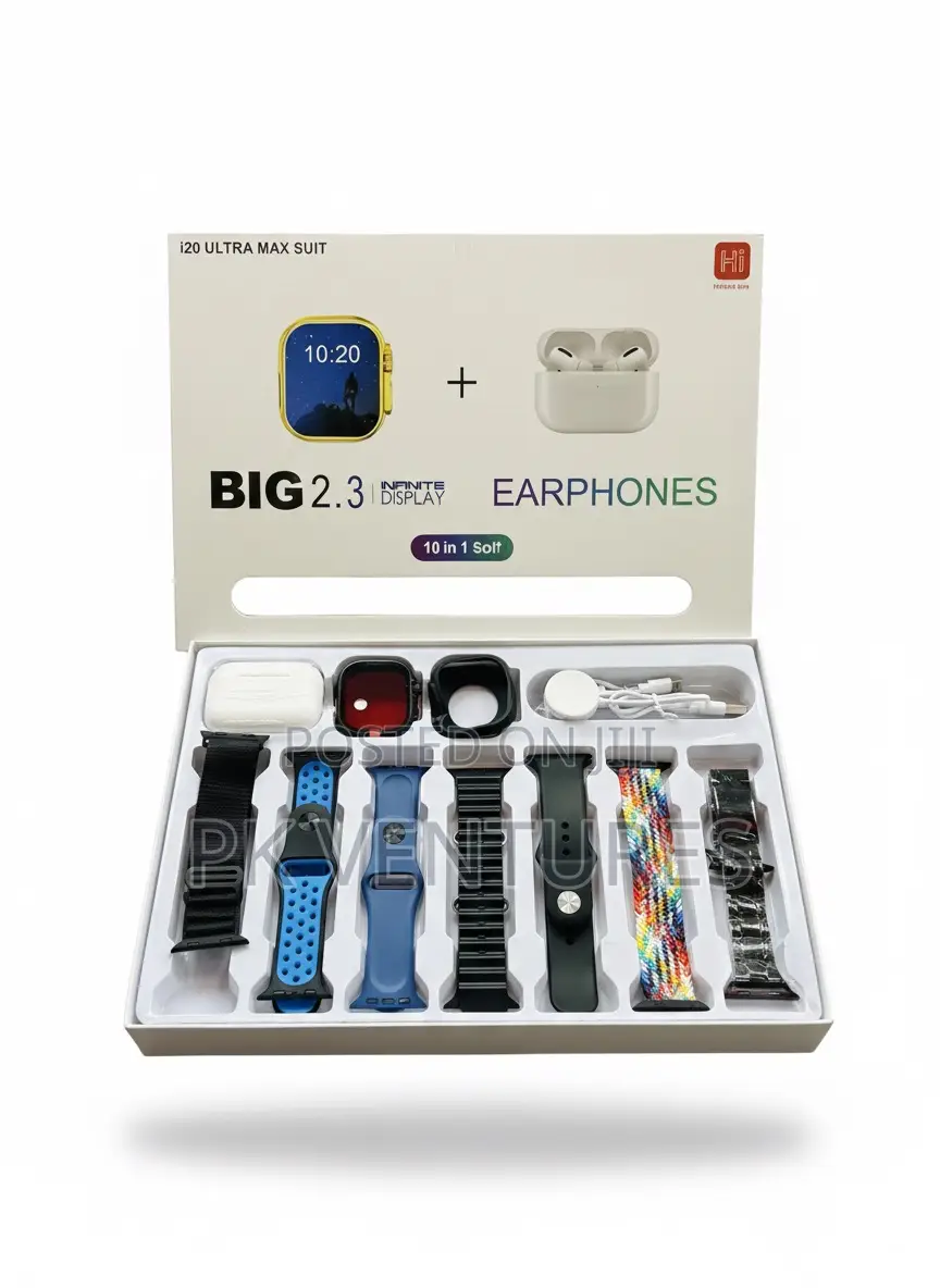Big 2.3 Smart Watch and Airpods
