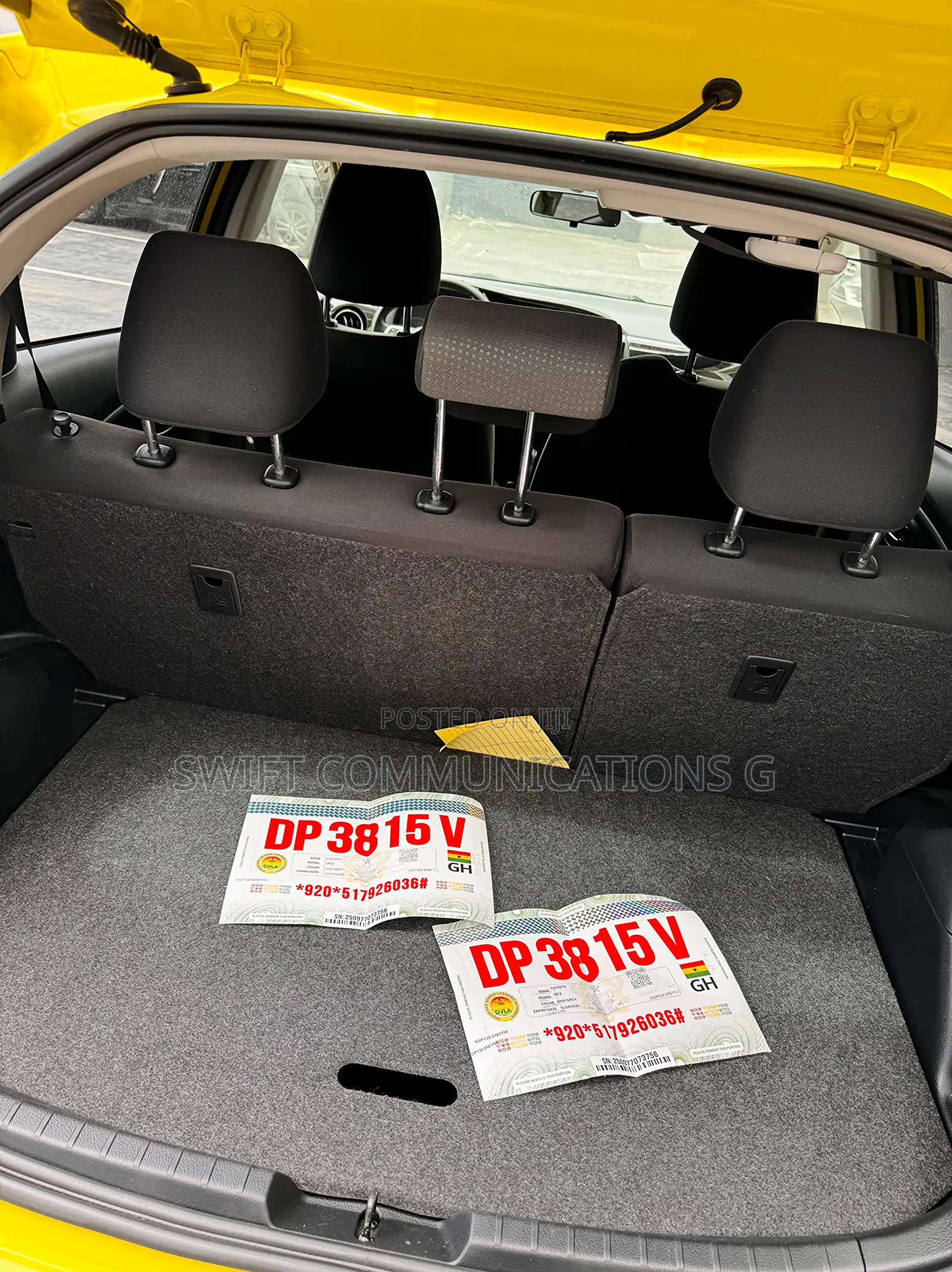 Toyota Vitz 1.3 FWD 5dr 2015 Yellow