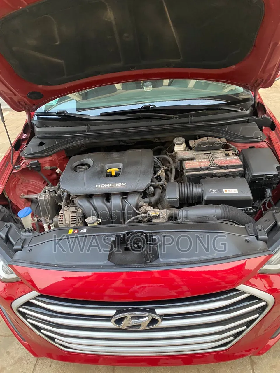 Hyundai Elantra 2017 Red