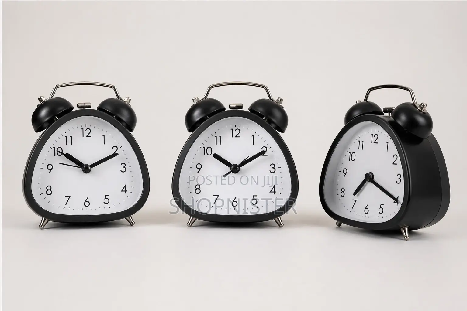 Nordic Style Triangle Alarm Clock With Box