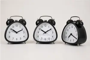 Nordic Style Triangle Alarm Clock With Box