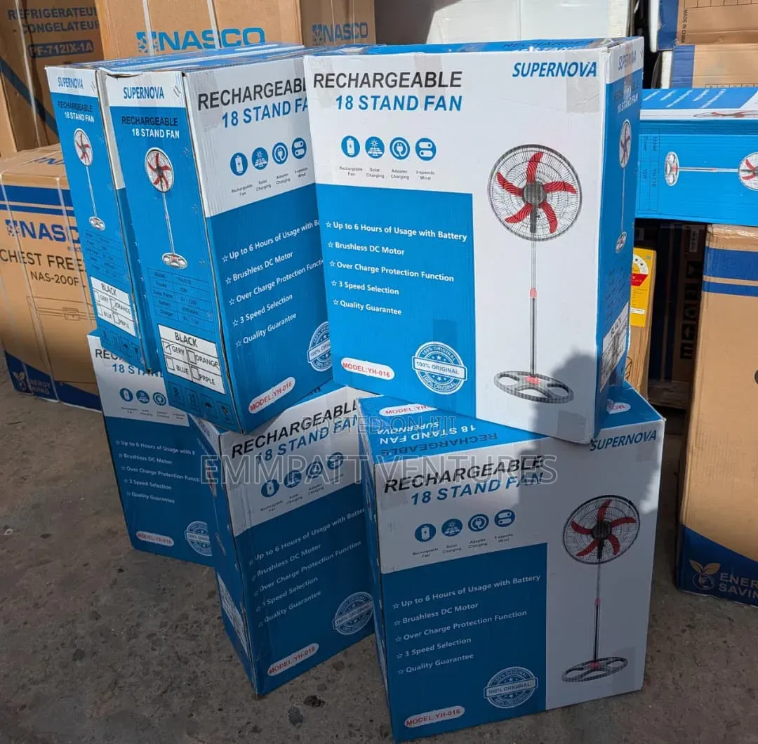 Supernova 18" Rechargeable Fan