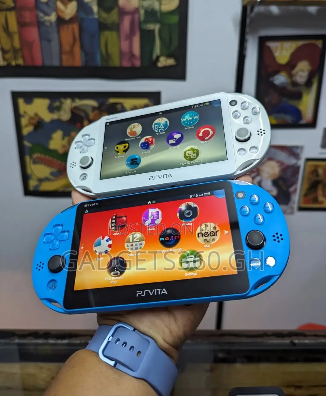 Sony Psvita Slim (32gb Aqua Blue White)