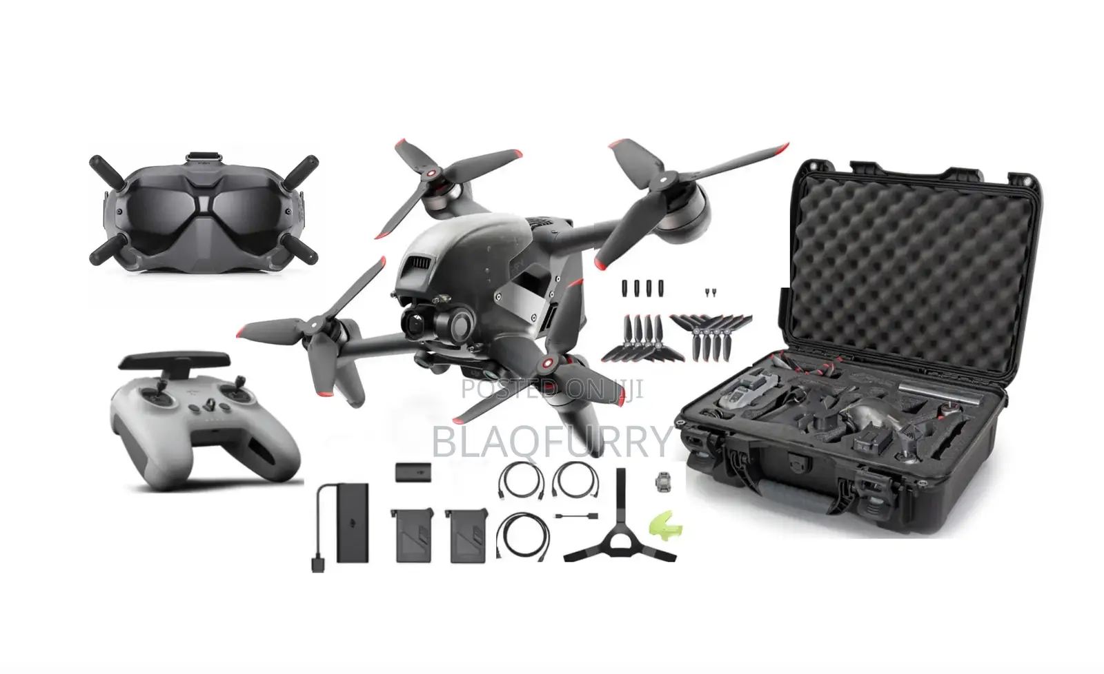 Dji FPV Combo + Fly More Kit + Full Accessories (Neatly Used)