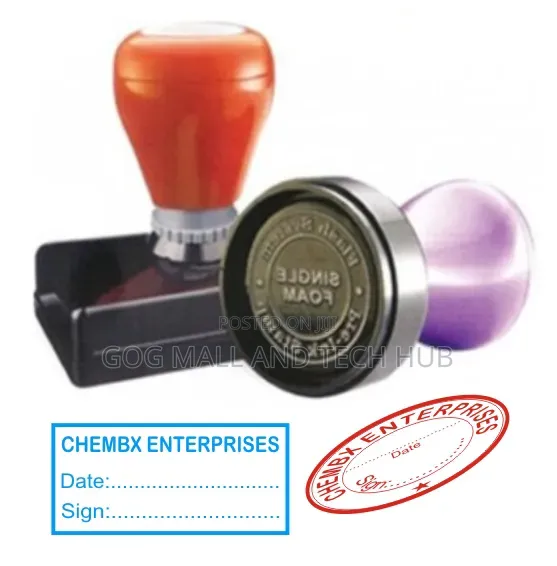 Business Receipt and Stamp