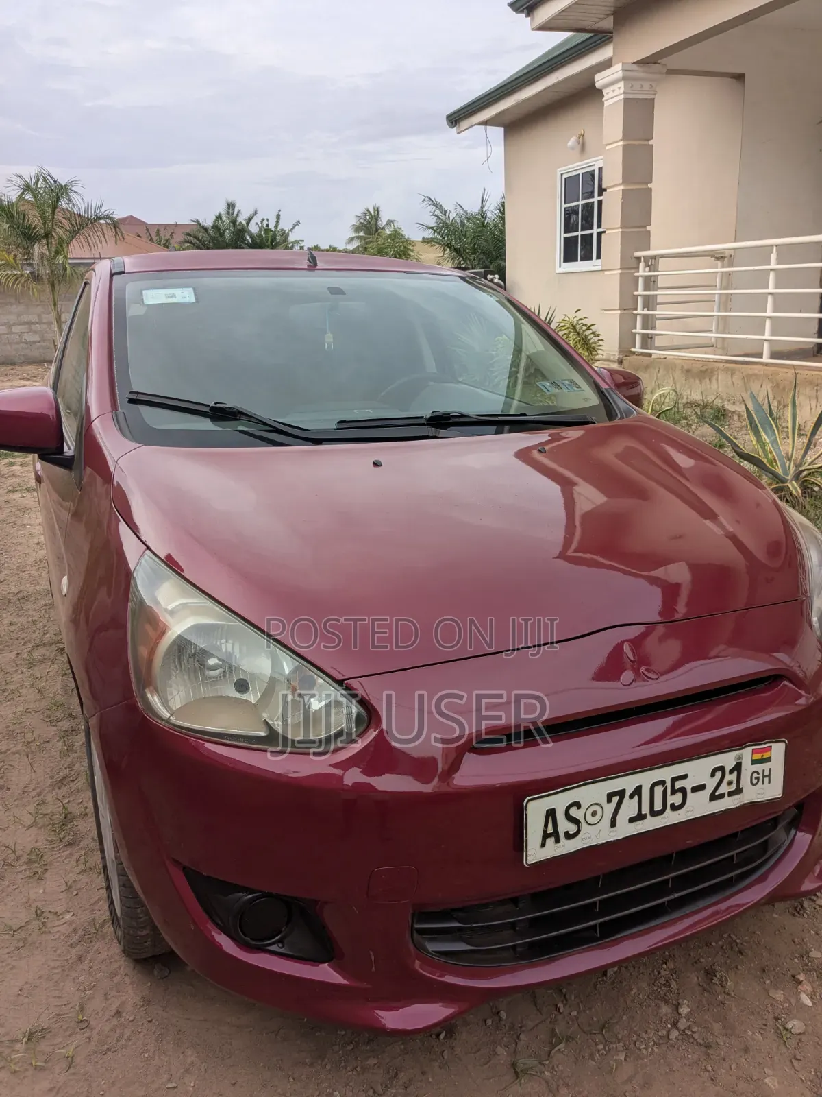Mitsubishi Mirage DE 4dr Hatchback (1.2L 3cyl CVT) 2014 Red