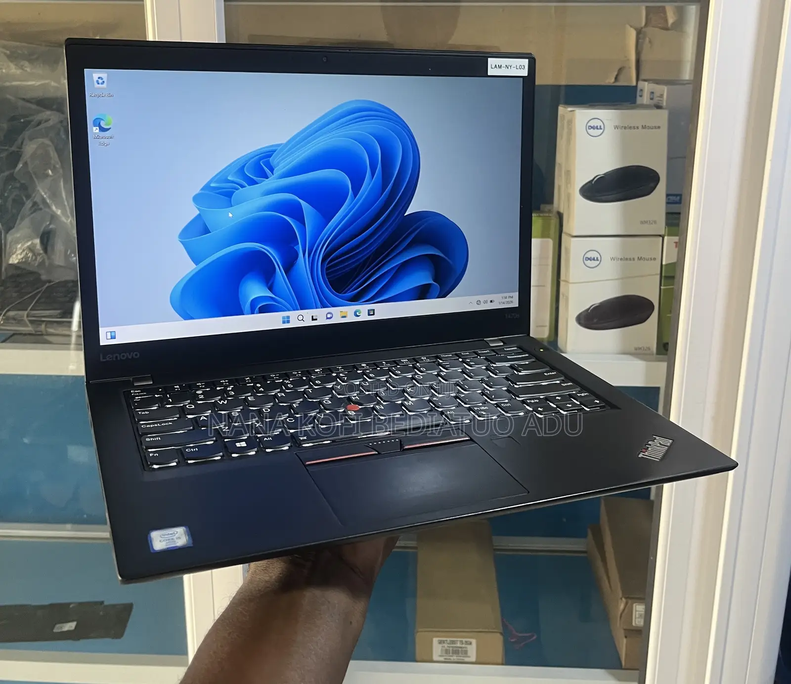 Laptop Lenovo ThinkPad T470s 8GB Intel Core i5 SSD 256GB