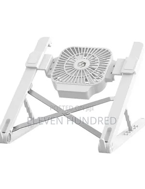 Laptop Stand(Adjustable Notebook Holder With Detachable Cooling Fan