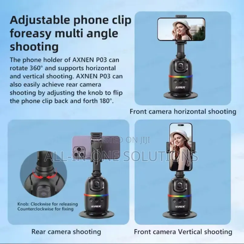 360 Facing Tracking Selfie Holder