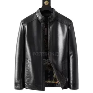 Windproof Leather Jacket 'T897954