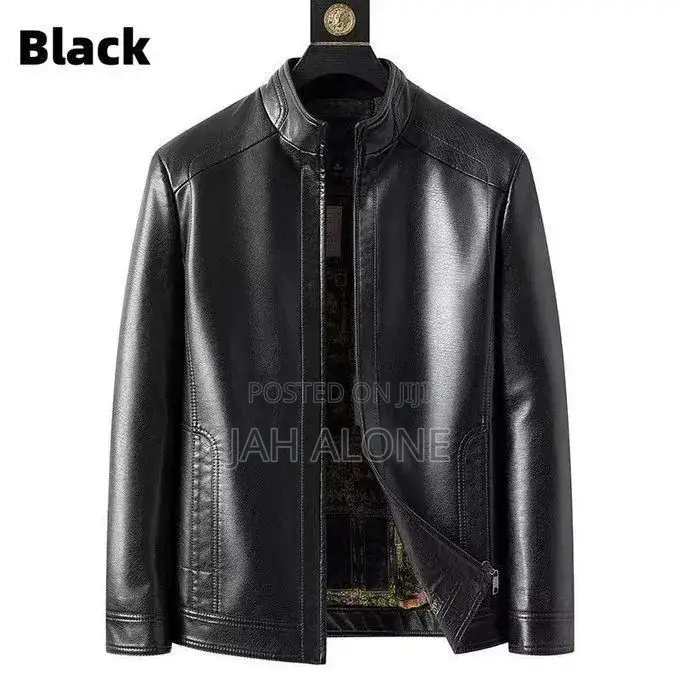 Windproof Leather Jacket 'T897954