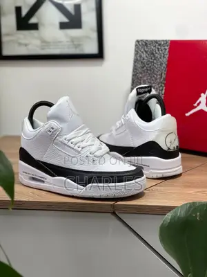 Jordan 3 Retro Fragment White Sneakers