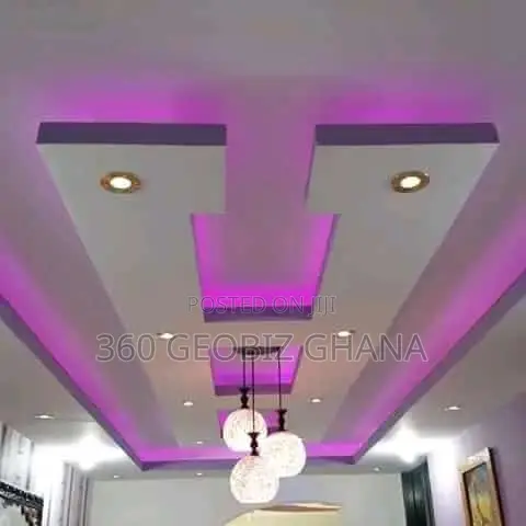 Affordable Modern Pop Ceiling Designs With Led Lighting Installation