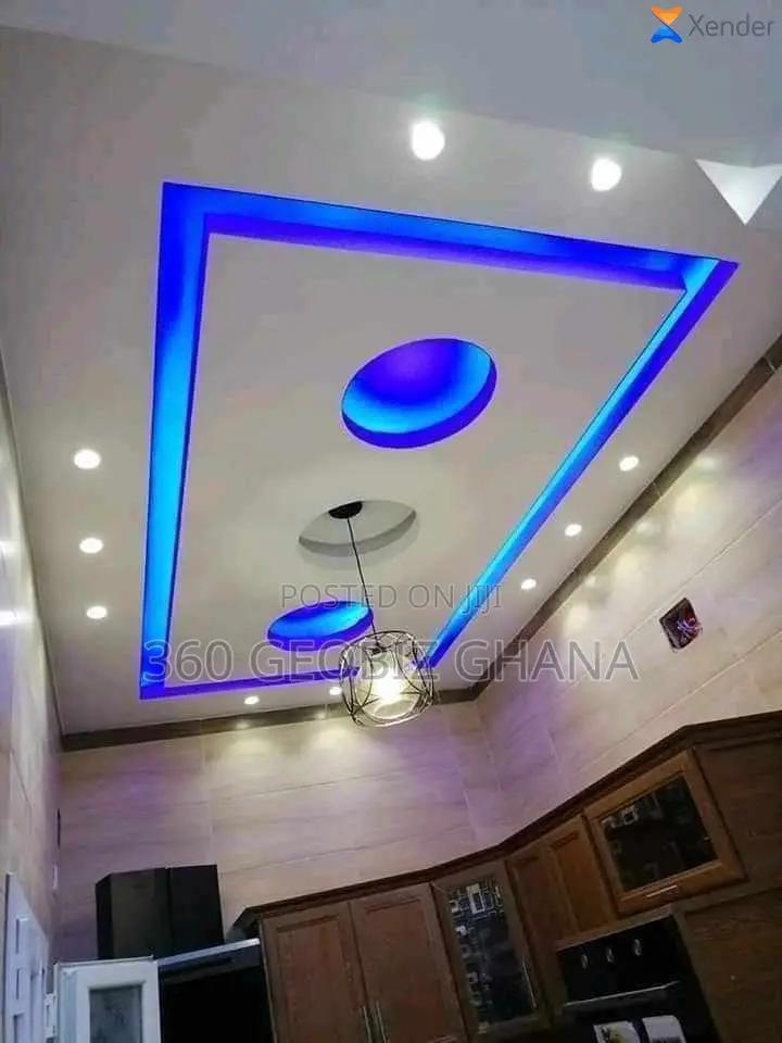Affordable Modern Pop Ceiling Designs With Led Lighting Installation