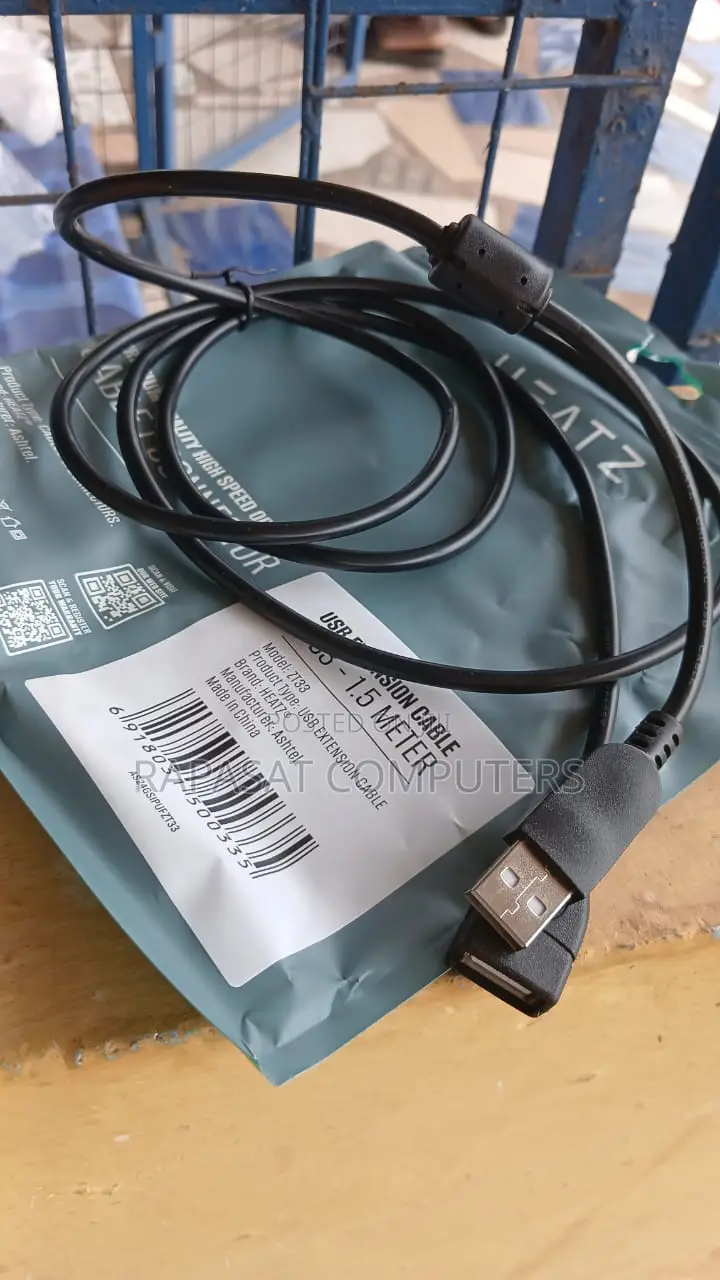 Usb 2.0 Male to Female Extension Cable 1.5 Meters