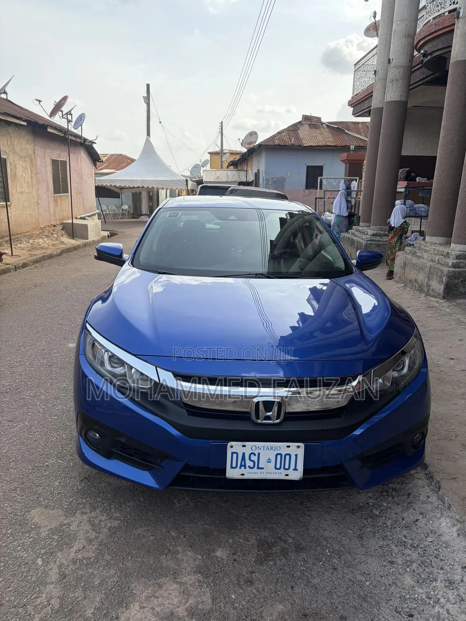 Honda Civic LX 4dr Sedan (2.0L 4cyl) 2017 Blue