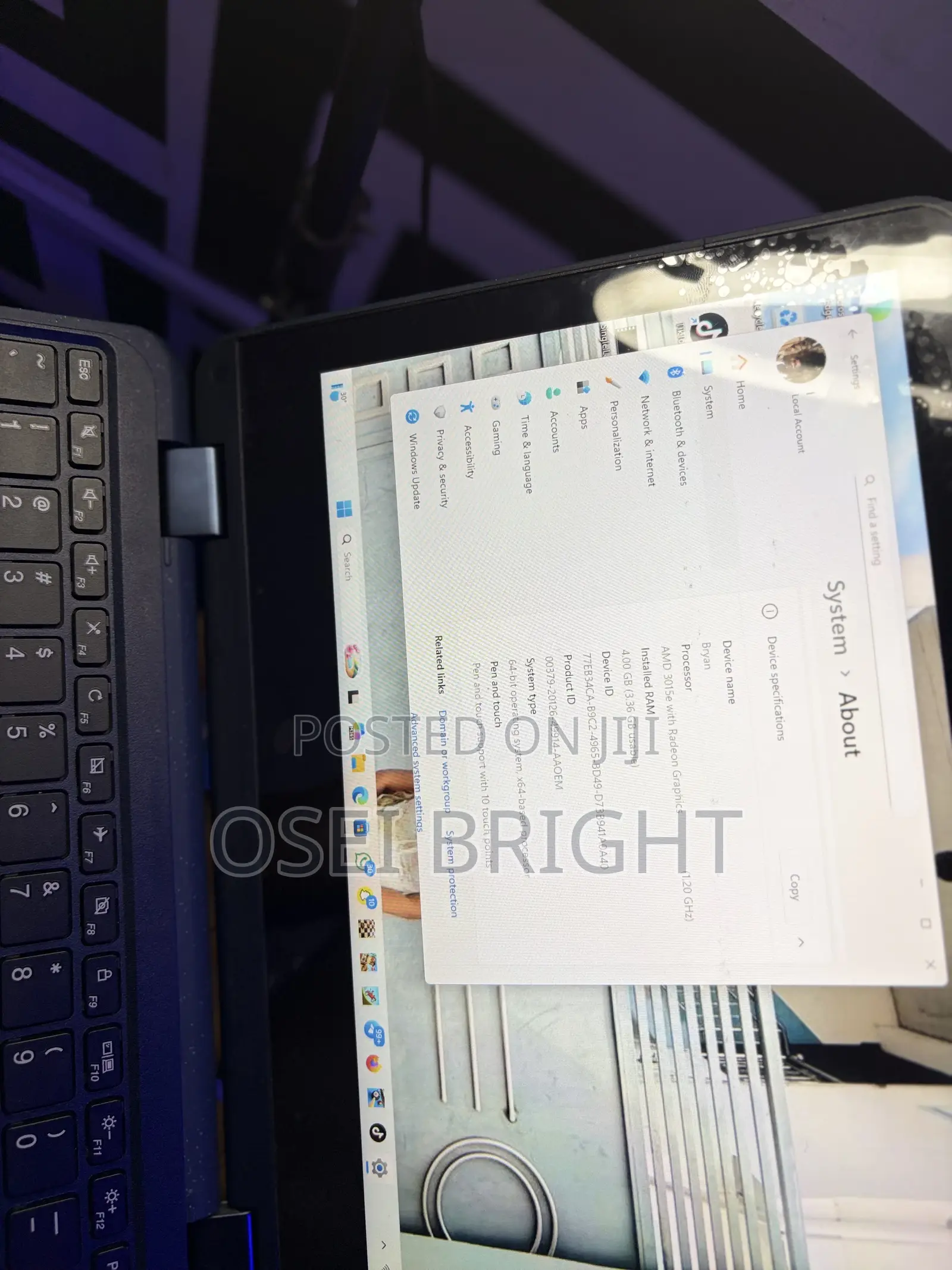 Laptop Lenovo 4GB eMMC 16 GB