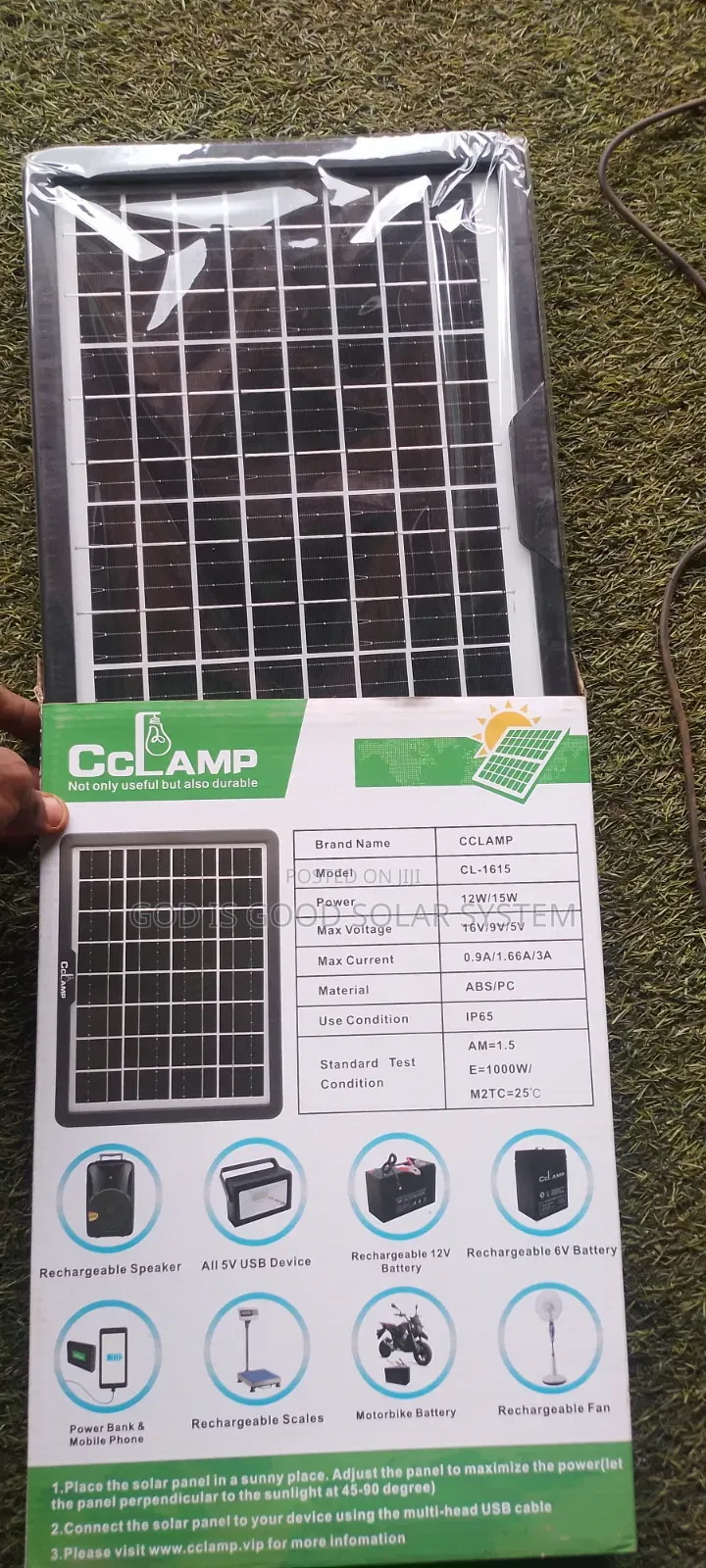 Solar Panel Phone Charger