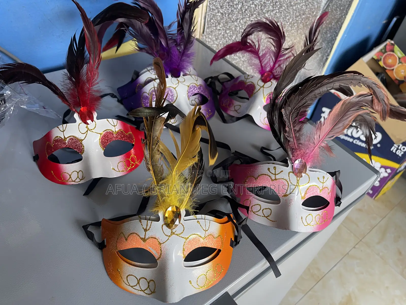 Feathers Masquerade Mask