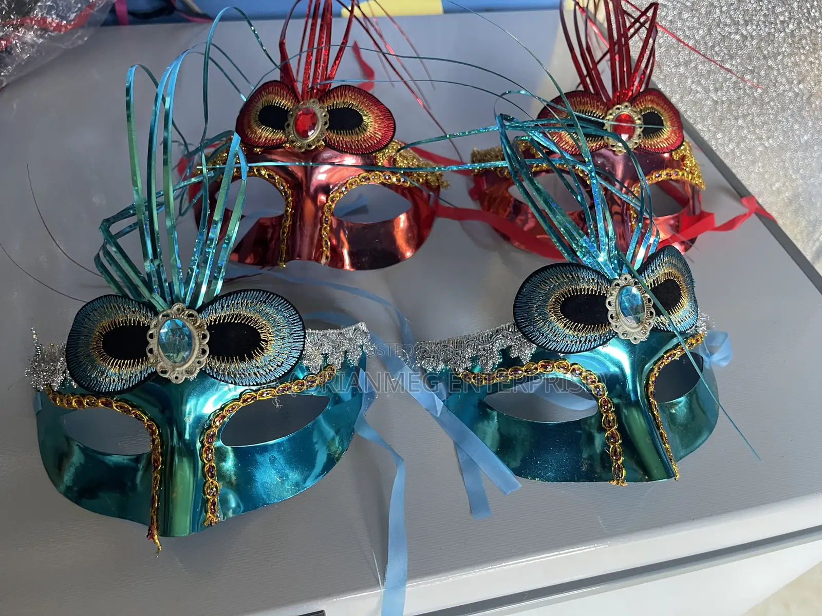 Feathers Masquerade Mask