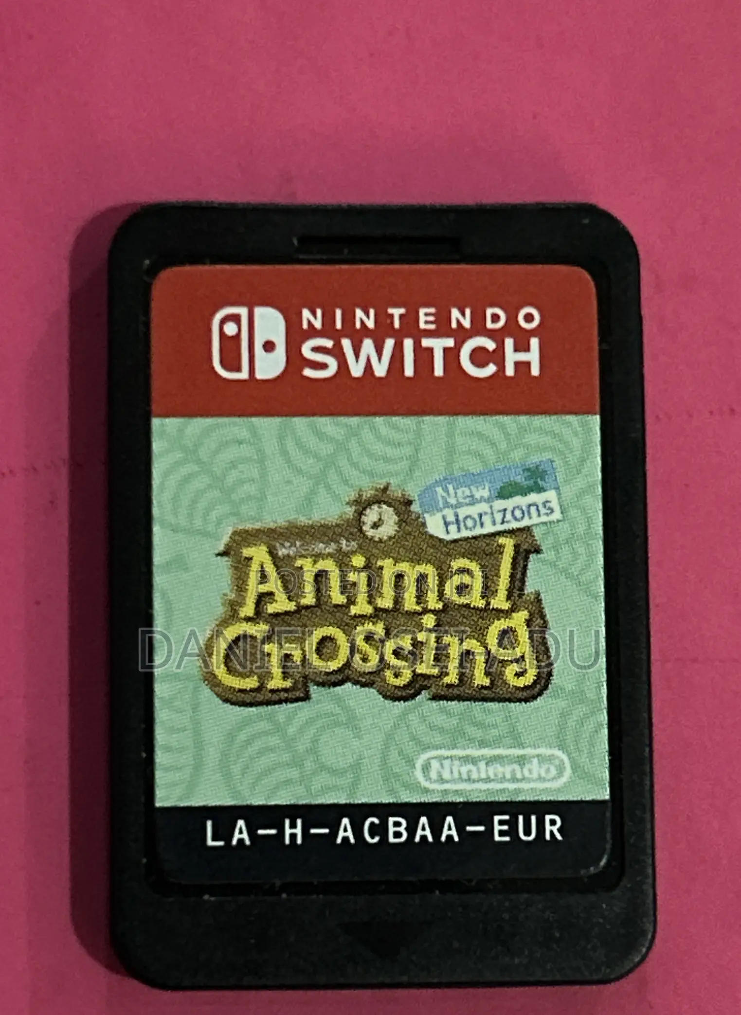 Animal Crossing Nintendo Switch Cartridge
