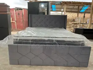 Bed and Bed Frame Available for Sale