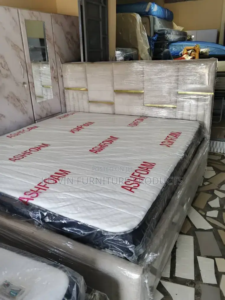 Newly Queen Size Bed Frame With Mattress Available for Pick Up