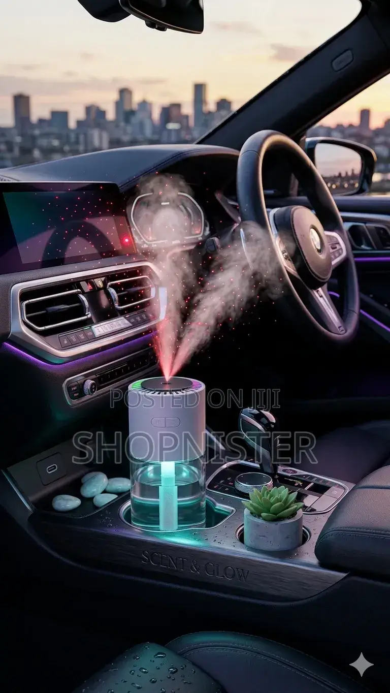 2-in-1 Starry Night Humidifier Essential Oil Diffuser